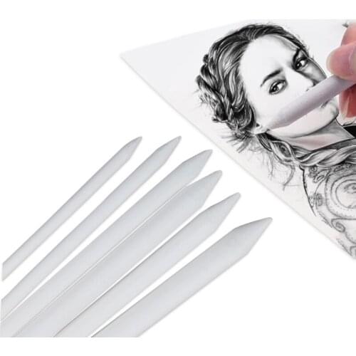 Blending Smudge Stump Stick Tortillon Sketch Art White Drawing Charcoal Sketcking Tool Rice Paper Pen artist Supplies