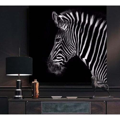 Paint by number art painting by numbers Animal zebra painting study decoration painting adult hand-painted decompression