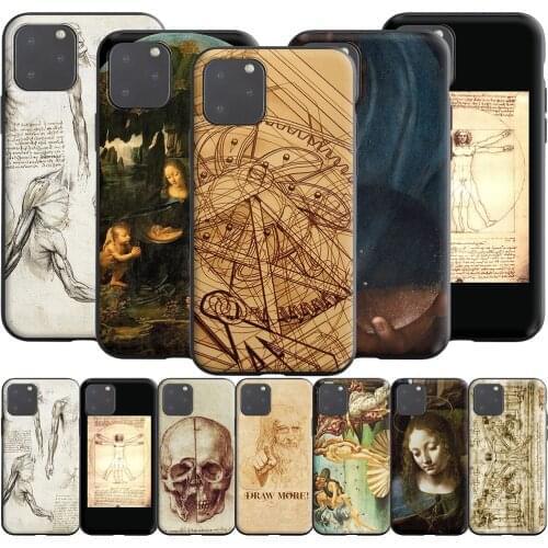 Italy Leonardo Da Vinci Silicone Case for Realme Narzo 30A GT NEO C3 C25 C21 C20 C17 C15 C12 C11 8 7 7i 6 6i Pro