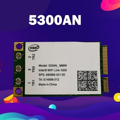 Wifi Card for intel 533ANMMW 5300AN 300Mbps Mini Pcie adapter WLAN CARD