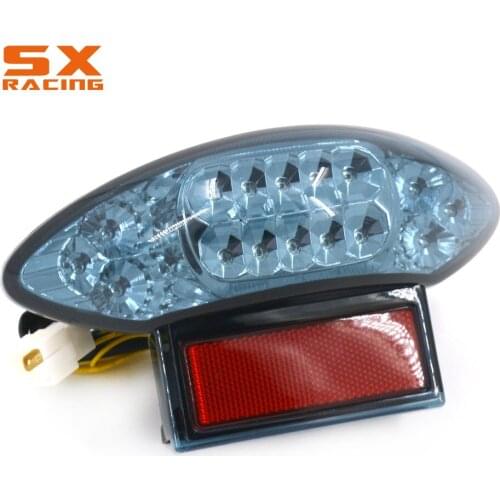 Motorbike Rear Tail Light Brake Turn Signals Integrated Led Light Blinker Lamp Smoke For SUZUKI Hayabusa GSX1300R 1999-2007