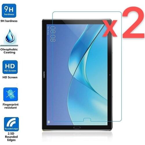 2Pcs Tablet Tempered Glass Screen Protector Cover for Huawei MediaPad M5 8.4 inch Full Coverage Protective Film