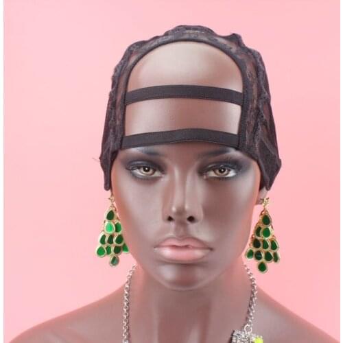 1PC 4X4 U Wig Cap Base For Making Wigs With Adjustable Strap Glueless Weaving Cap Five Colors Make It Your Own Style