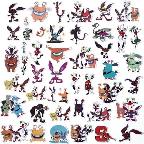 10/42pcs Aaahh Real Monsters Album Sticker Waterproof Pvc Scrapbooking for Phone Luggage Laptop Guitar Decoration