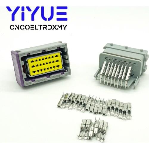 24 pin ecu automotive male and female connector 211PC249S80005 HCCPHPE24BKA90F