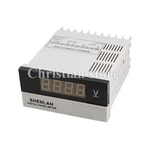 3 1/2 Red LCD Digital DC 0-600V Voltage Panel Meter Voltmeter