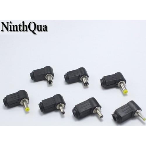 5.5x2.5 5.5x2.1 4.8x1.7 4.0x1.7 3.5x1.35 3.5x1.1 2.5x0.7 mm Male DC Power Plug Connector Angle 90 degree L Shaped plastic Plugs