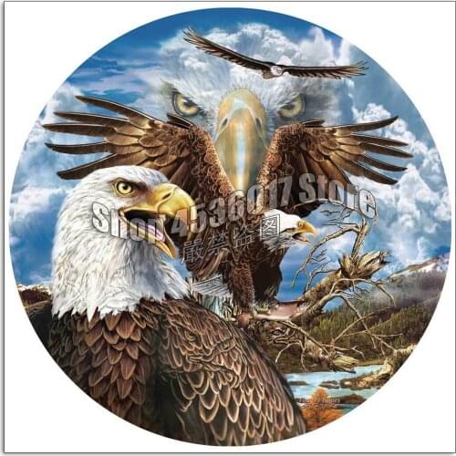 Full Drill 5D DIY Diamond Painting animals Eagles Embroidery Cross Stitch Diamond Mosaic Home Decor Gift Needlework Christmas