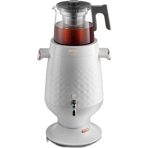 Ar3083 Ehlikeyf quality solid Samovar cay pleasure my desire postponed brand samovar glass teapot english style white samovar