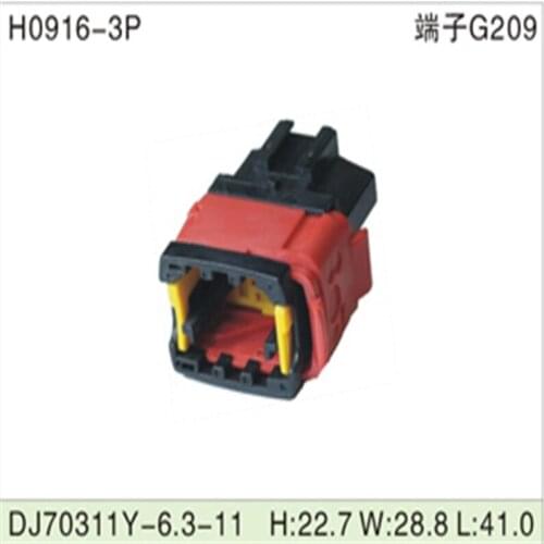 Free shipping 500pcs DJ70311Y-6.3-11 6.3mm 3Pin AMP Car Electrical Wire Connectors for VW,BMW,Audi,Toyota,NISSAN AND other