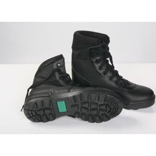Black combat boots unisex gutti viglilante women men airsoft military made in italy