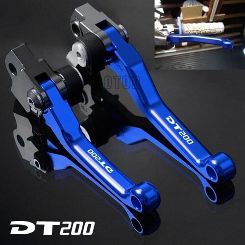 For Yamaha DT200 DT 200 1988-1994 1989 1990 1991 1992 1993 CNC Motorcycle Dirtbike Dirt Bike Motocross Pivot Brake Clutch Levers