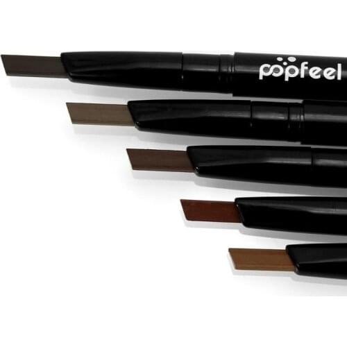1 PCS New Two Sides Eyebrow Pencil Brow Makeup Natural Long-lasting Charms Eyebrow Pen 5 Colors Eyebrow Pencil Cosmetics TSLM1