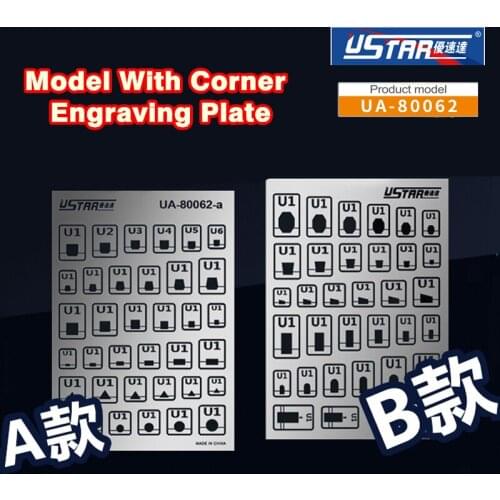 Gundam Model Details Decorations Corner Engraving Plate Template Modeling Hobby Craft Accessory