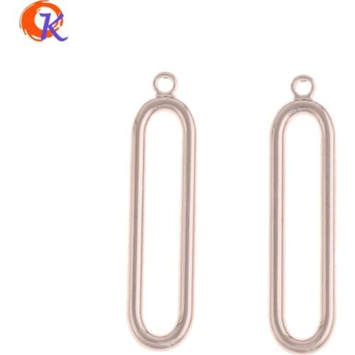 Cordial Design 100Pcs 8*33MM Jewelry Findings Component/DIY Jewelry Making/Rhodium/Oval Shape/Hand Made/Earrings Accessories