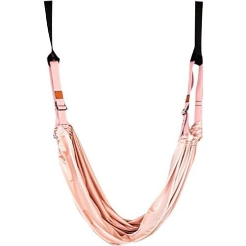 Flexible Gym Hanging Inversion Swing Aerial Yoga Hammock Stretcher Band Belt Durable Flexible Yoga Device Heavy Duty stretching