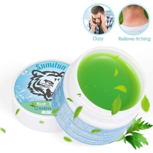 10g Green Mosquito Bite Cream Repair Anti-itch Grass Cream Cooling Oil Original Ointment Dizziness Prevent Herbal Balm Ointment