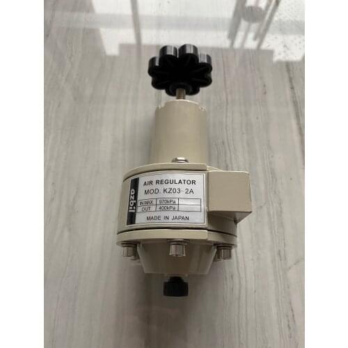 AIR REGULATOR Pressure relief valve MOD. KZ03-2A IN.MAX.970kPa OUT 400kPa MADE IN JAPAN