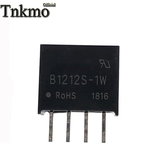 5PCS 10PCS B1212S-1W SIP-4 B1212S SIP4 B1212 1212 DC-DC power module 12V to 12V New and original