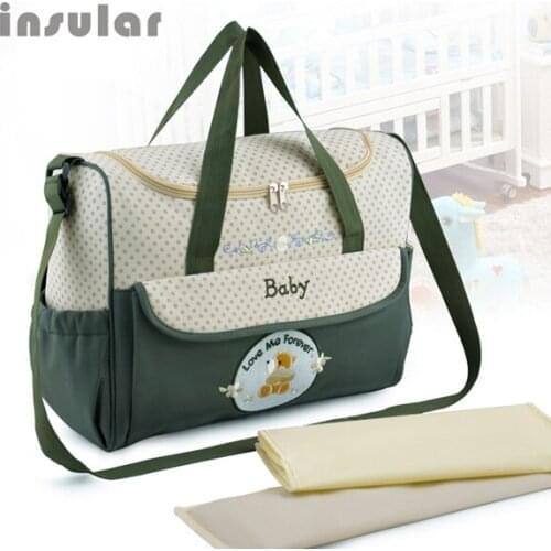 New Arrival Insular Multi-functional Fashion Large Capacity Diaper Bag Waterproof Mommy bag Crossbody Package Durable Nappy Bag