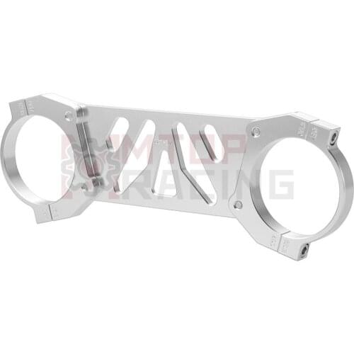 Front Fork Stabilizer Fork Brace Silver Gold For Suzuki GSF750 1996 1997 1998 1999 GR7EA