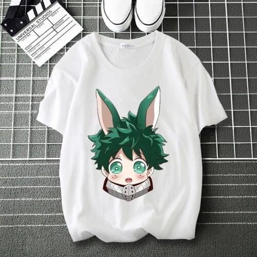 My Hero Academia Kirishima Eijiro Graphics Printed personalise T-Shirt O-Neck Short Sleeve Modal Top Tee
