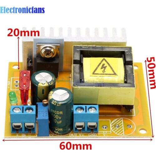 8~32V to 45~390V 40W DC-DC Non-isolated Step Up Boost Board High Voltage Converter ZVS Module Over Current Voltage Protection