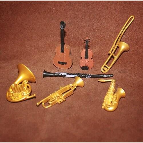Pvc figure models toys Decoration music instrument 7pcs/set