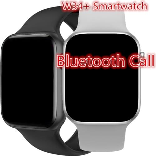 W34+ Smartwatch Bluetooth Call ECG Heart Rate Monitor Body Temperature Fitness Tracker Talk Band Clock PK Watch 6 IWO 10 11 X6