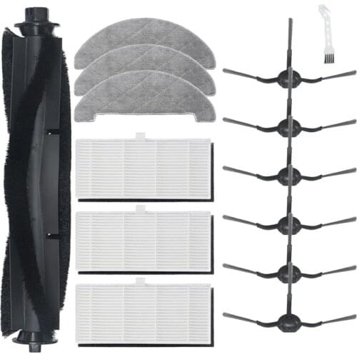 Side Brush Filter Main Brush Roller Mop Cloths for Viomi S9 Robot Vacuum Cleaner Replaceable Accessories