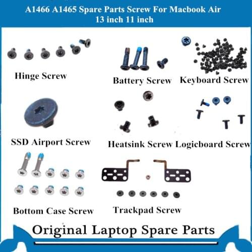 Compatitable Hinge Screw for Macbook Air A1466 A1465 A1370 A1369 Battery Speaker Heatsink Screw