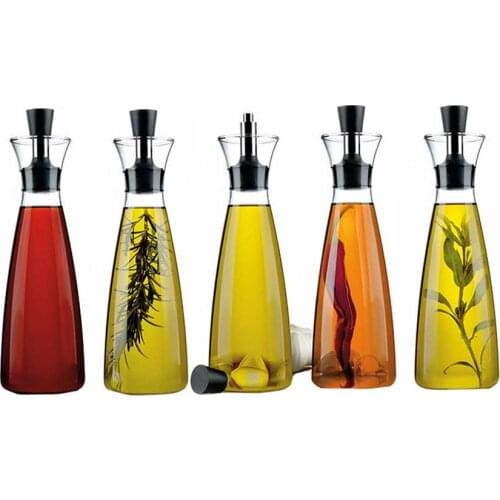 500ml 250ml Glass Oil Bottle Oil Dispenser Creative Leak-Proof Soy Sauce Vinegar Honey Bottle Container Kitchen Organizer Supply