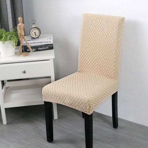 SunnyRain 4/6-Piece Thick Chair Covers Stretch Chair Cover Dining Chair Slipcover
