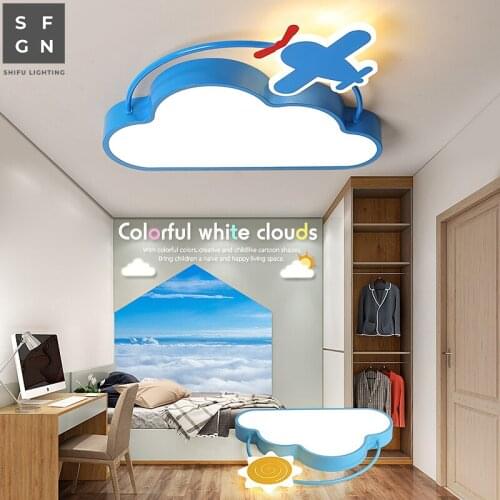 LED Ceiling-Light Lamp Home Nordic Modern Ceiling-Lighting for Kids Bedroom Study Kindergarten