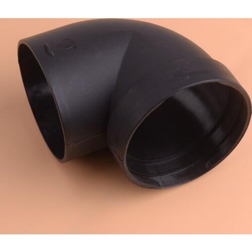 3" 75mm Black Air Ducting Pipe Elbow Outlet Connector 251482890005 Fit For Eberspaecher Webasto Heater