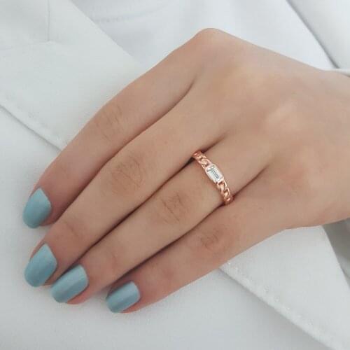 High Quality Elegant Uniq New 925 Sterling Silver Birthday Gift Ring Women Vintage Style Minimal Fine Jewelry Luxury Accessories