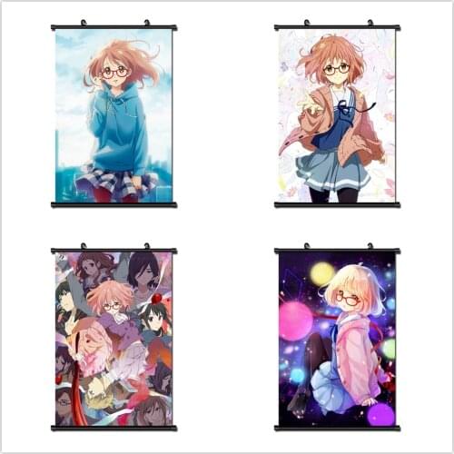 Japanese Anime Kyokai no Kanata wall scroll poster 40x60cm cuadros decoracion salon Scroll Painting canvas painting