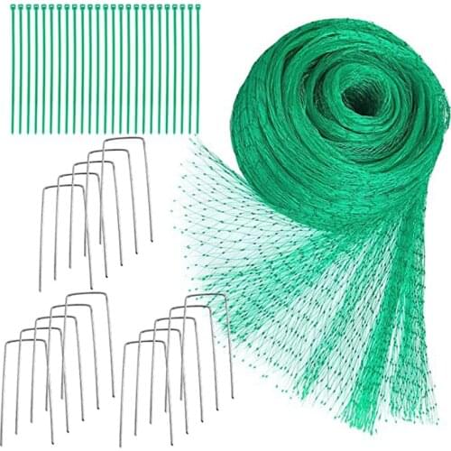 Green Bird-Proof Nets Protect Plants, Fruit Trees, Vegetables, Flowers and Birds