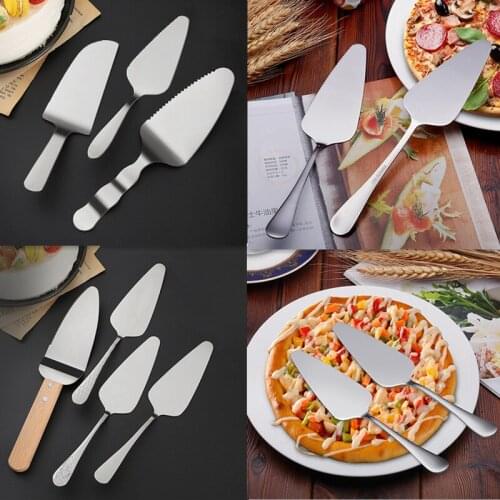 1Pcs Cake Decorating Tools Stainless Steel Serrated Edge Cake Server Cream Spatula Cake Butter Accessories Cake Divider Knives