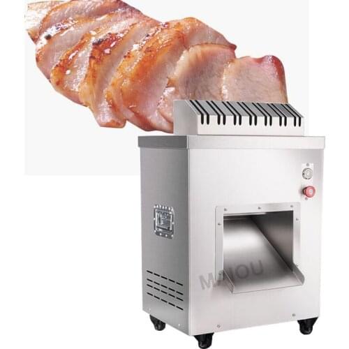 2020 Powerful 2200W 550kg/h meat cutting machine commercial vertical meat slicer cutter machine price