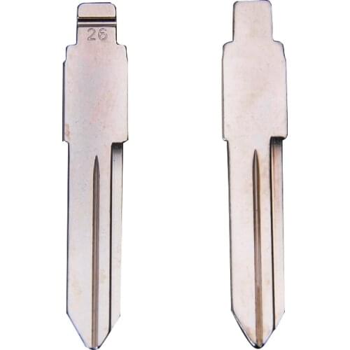 26# middle slot car key knife for KEYDIY remotes VVDI XHorse JMD remote copy car key blade