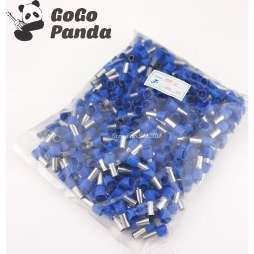 Free Shipping 500pcs E16-12 16mm2 Wire Crimp Cord End Terminal Red Copper High Quantity Type