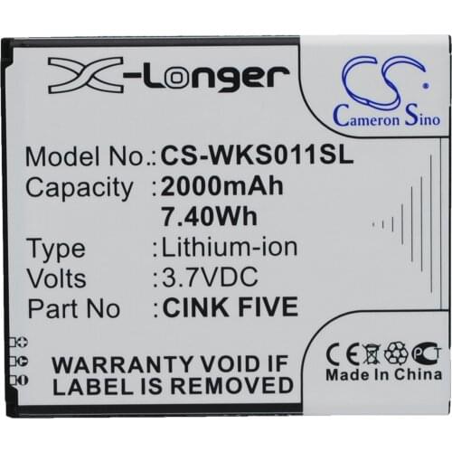 CS 2000mAh / 7.40Wh battery for Explay X-Tremer