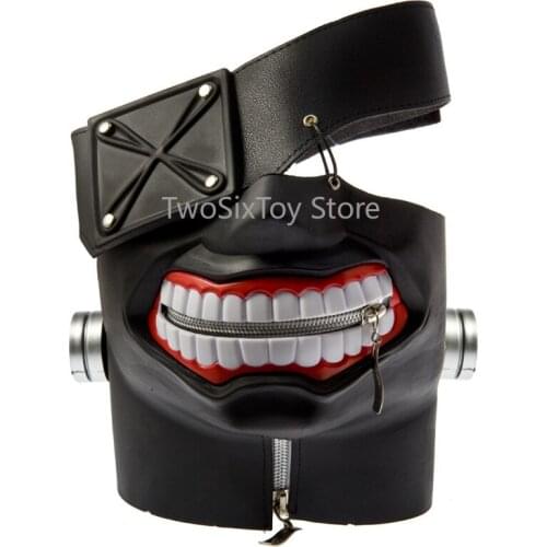 Anime Tokyo Ghoul Kaneki Ken Cosplay Costumes Mask Halloween Party Masks Cosplay