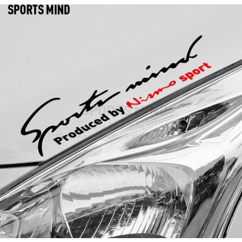 10 Pieces Sports Mind Nismo Car Stickers Decal For nissan almera n16 tiida qashqai j10 patrol x-trail t32 sentra accessories