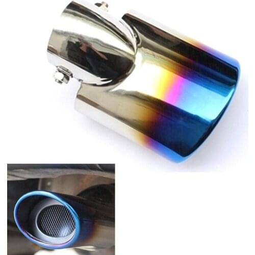 BBQ@FUKA Stainless Steel Car Tail Pipe Exhaust Muffler Tips Trim Pipe 2013 2014 2015 2016 Fit For Mitsubishi Outlander