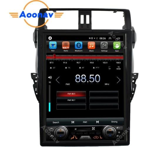 15 inch 2din android car radio For TOYOTA Land Cruiser Prado 2014-2017 car autoradio multimedia player GPS navigation MP4 player