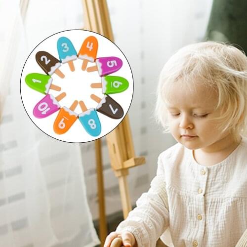 Number Matching Toys Educational Math Games Ages 1-3 Years Colorful Gift