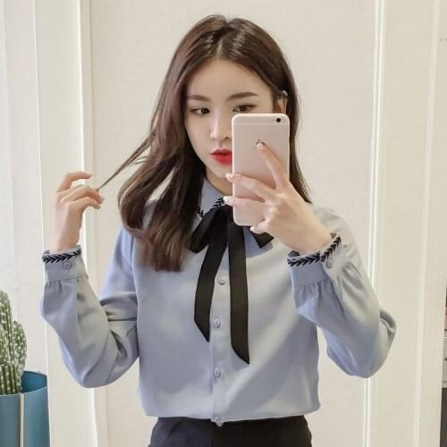 Блузки с бантом Fafallduo China At AliExpress