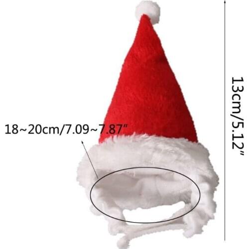 Pet Santa Claus Hat Rabbit Hamster Rats Christmas Small Animals Head Accessories